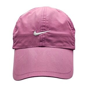Vintage Nike Featherlight Dri-FIT Hat Pink Cap Y2K Made in Taiwan Unisex OSFM